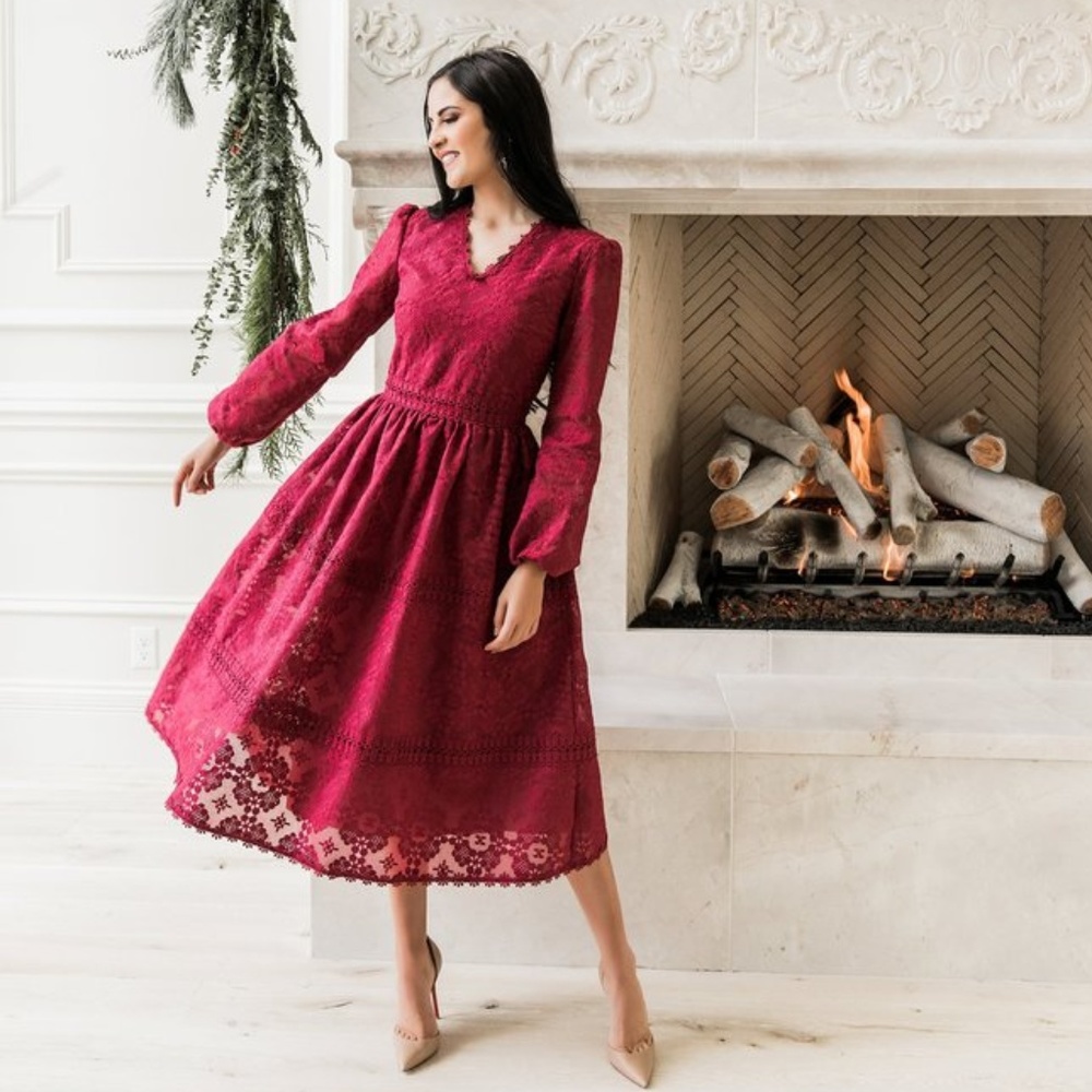 Rachel Parcell Imperial Lace Dress NWT